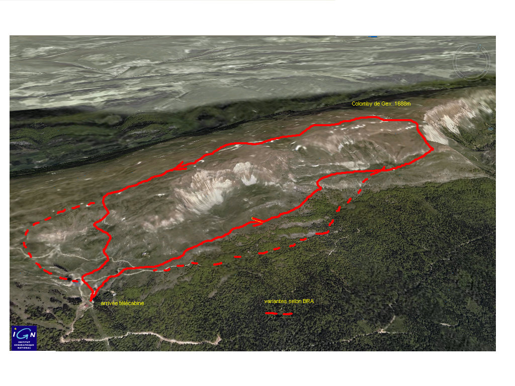 randonnee pedestre gex